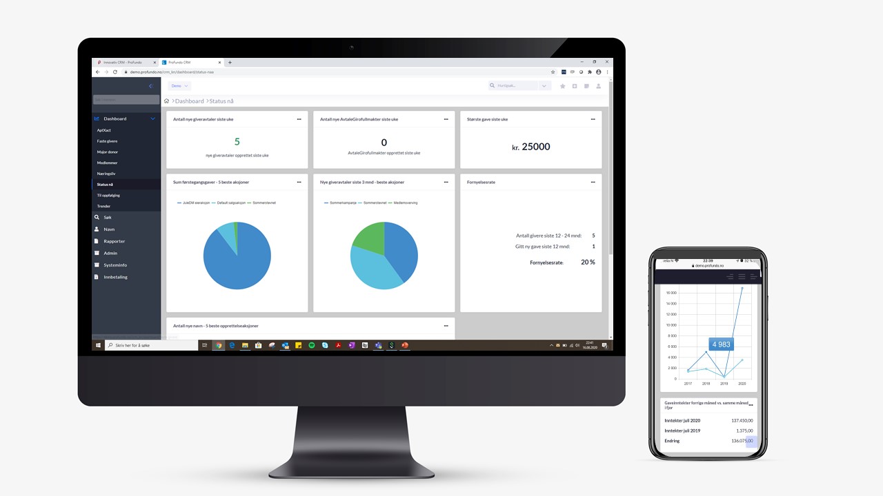 skjermbilder crm